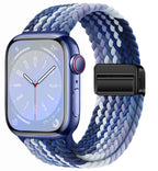 Smart Apple Watch Band Braided Solo Loop Band Magnetic Buckle Band MultiFunction Sports Mode iWatch