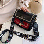 Women's Crossbody Bag With Square Shoulder Strap