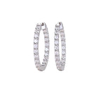 Merman Luxury Fashion Diamond Earrings Stud Set With Mosan Diamond Silver Ornaments
