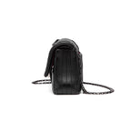 Women's Shoulder Crossbody Chain Bag Original Leather Large Capacity Zipper Lock Pocket Fashion Women's Shoulder Bag