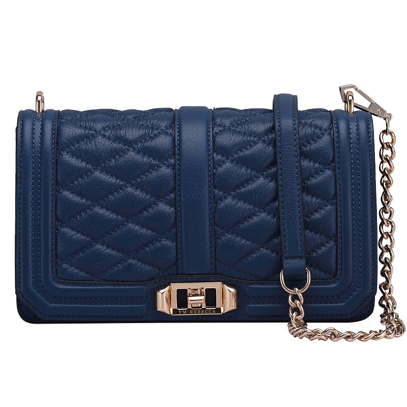 Dames modieuze kettingtas schoudertas diagonaal origineel leer grote capaciteit crossbody dames schoudertas
