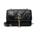 Women Fashionable Crossbody Bag PU Zipper Pocket Shoulder Bag Large Capacity Fashion Chain Women Crossbody Bag