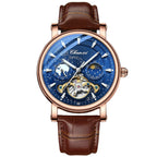 CHENXI Mens Automatic Mechanical Watch Tourbillon Luxury Quartz Waterproof Luminous Wristwatch