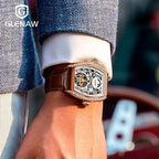 Orologio da uomo completamente automatico meccanico a quadrante cavo