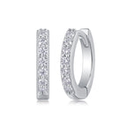 Diamond Set Moissanite Silver Earrings Luxury Fashion Diamond Earrings Stud Earrings