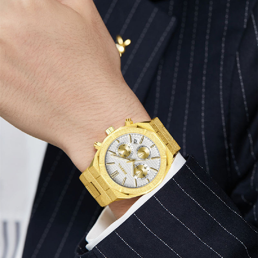 Herenhorloge van roestvrij staal, waterdicht