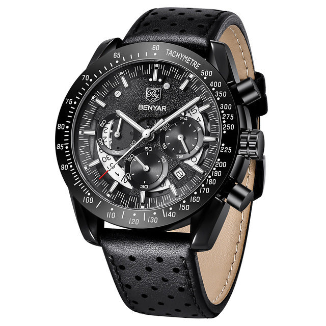 Orologio al quarzo impermeabile alla moda da uomo