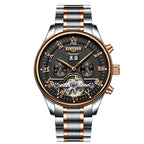 Orologio meccanico da uomo KINYUED Tourbillon Hollow
