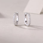 Diamond Set Moissanite Silver Earrings Luxury Fashion Diamond Earrings Stud Earrings