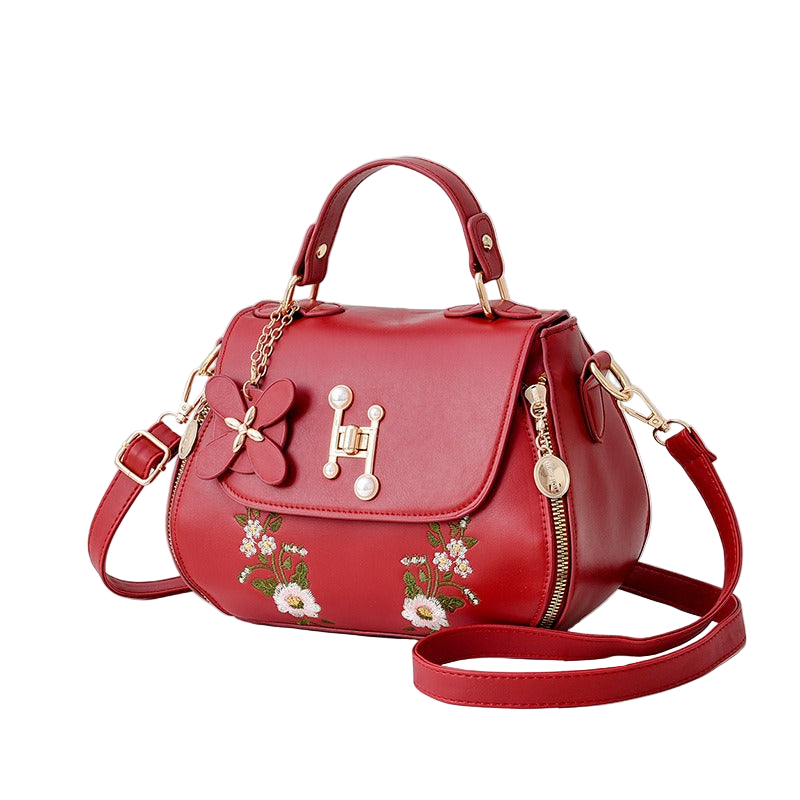 Women's Handbags Stylish Autumn New Fashion Bucket Bag Embroidered Bag Cover Single Shoulder Women Crossbody Bag
