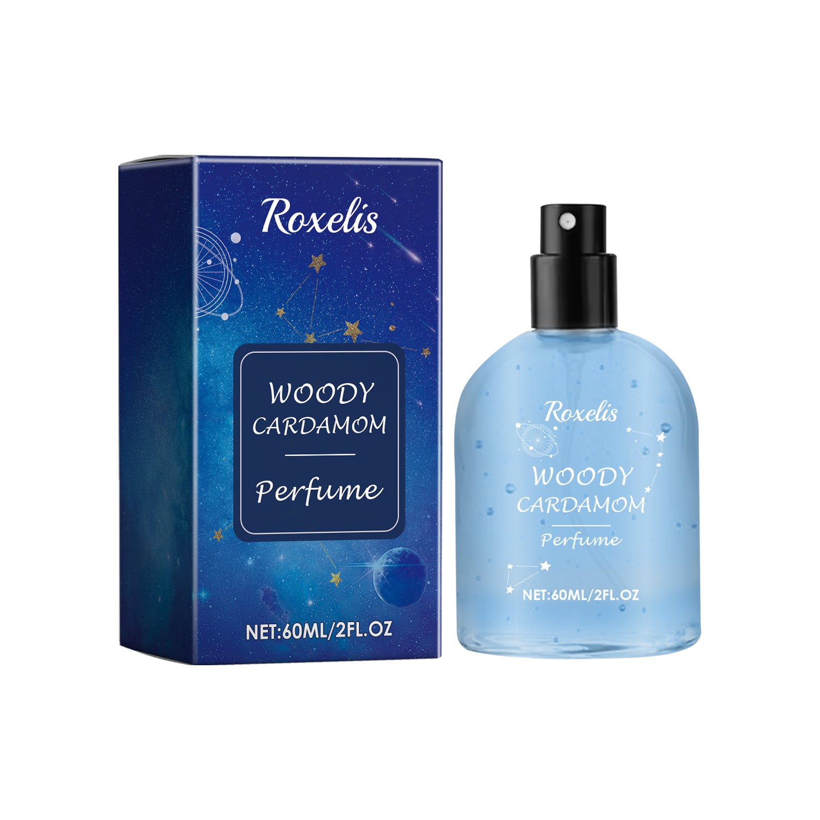 Houtachtige kardemom- en amandelparfum, natuurlijke, frisse en elegante, langdurige geur