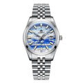 ADDIESDIVE Automatisch Mechanisch Horloge Heren Europees Amerikaans Zakelijk Vrijetijdshorloge Luxe Zilveren Lichtgevend Waterdicht Horloge