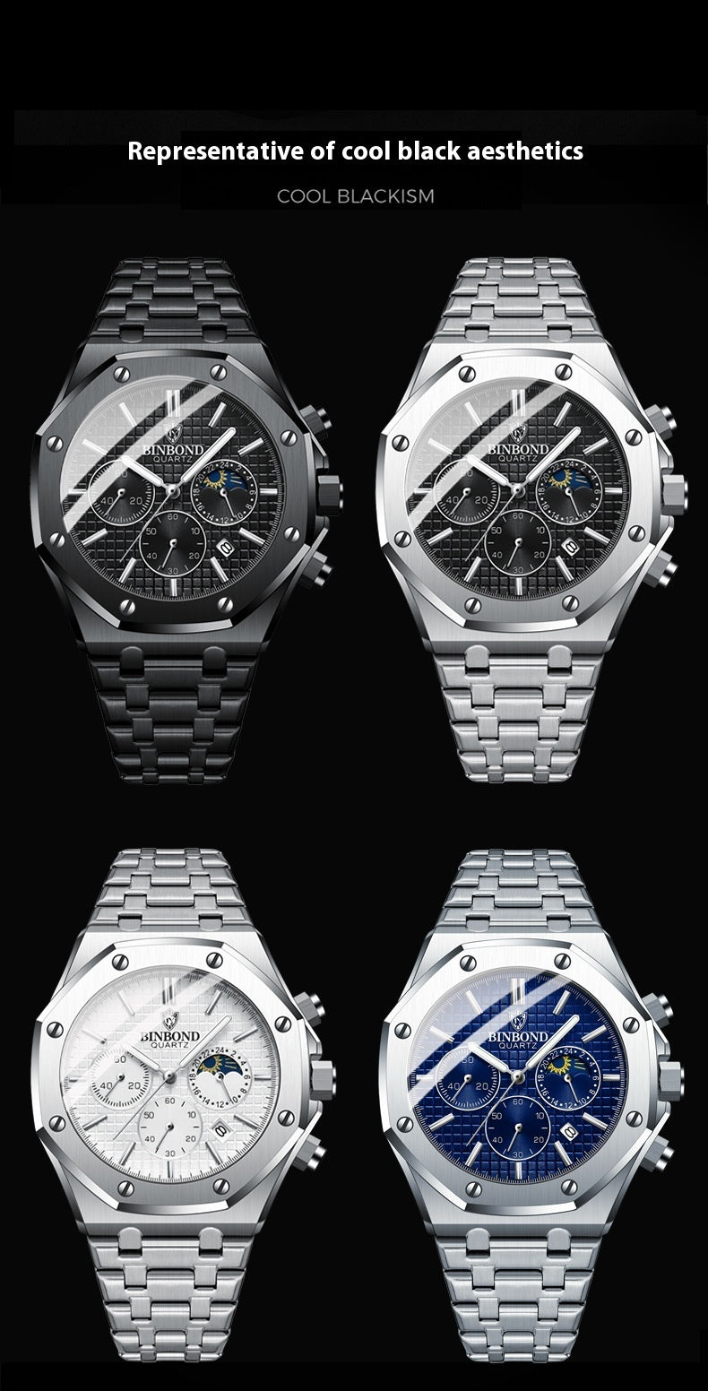 Multi-Function Sports Men's Quartz Watch