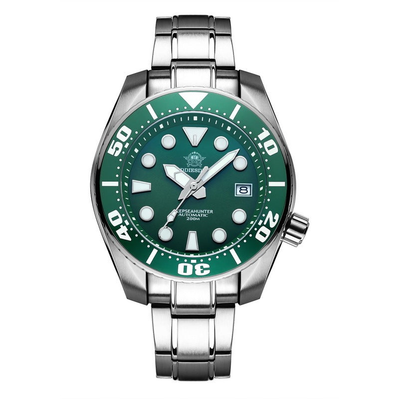 ADDIESDIVE Orologio meccanico automatico da uomo con cristallo di zaffiro BGW9 Orologio luminoso 200M Diver Orologi in acciaio inossidabile