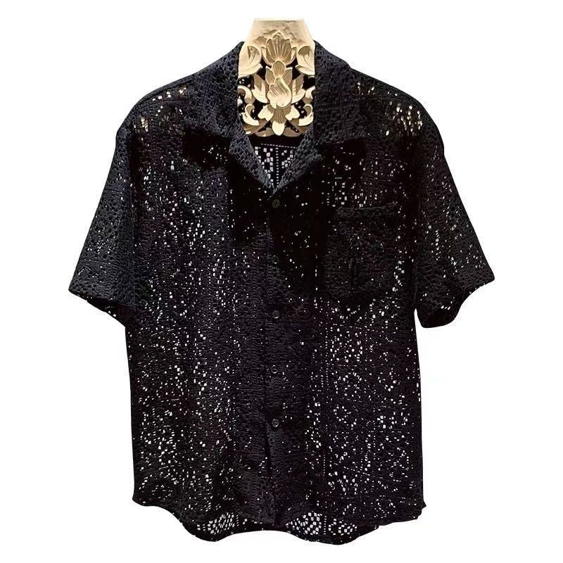 Fashionable Men's Thin Casual Loose Italian Shirt