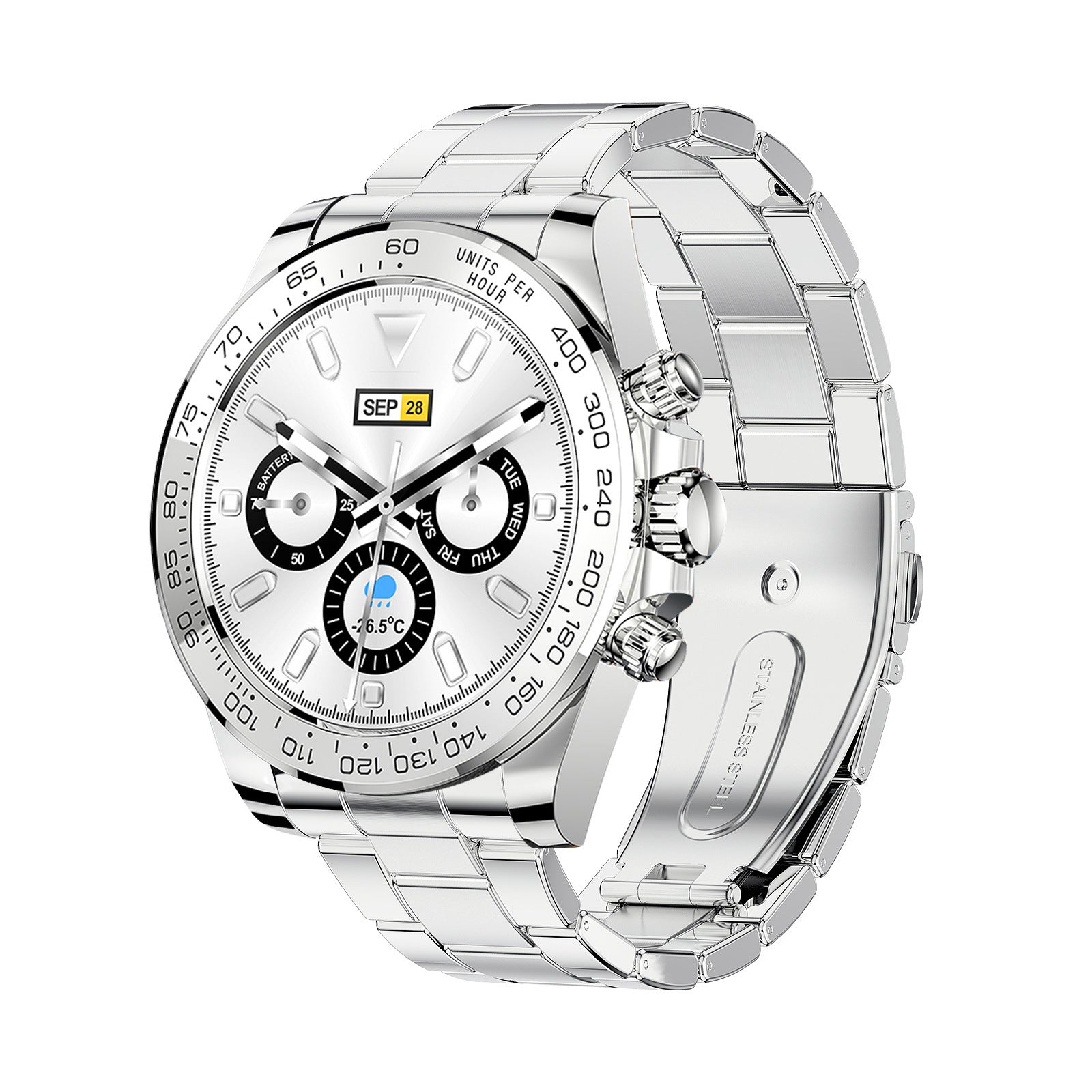 AW13 Pro Smart Watch Men Bluetooth Call Smart watch Fitness Bracelet Stainless Steel Wristwatch Heart Rate Monitor Watch Smart watch - Acquisti Online