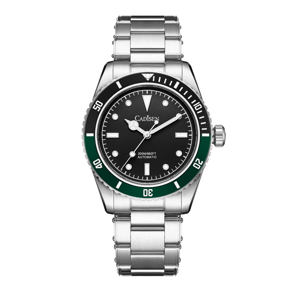 CADISEN Mens Automatic Watch Mechanical NH35 Movement Waterproof Sapphire Glass Casual Business Watches