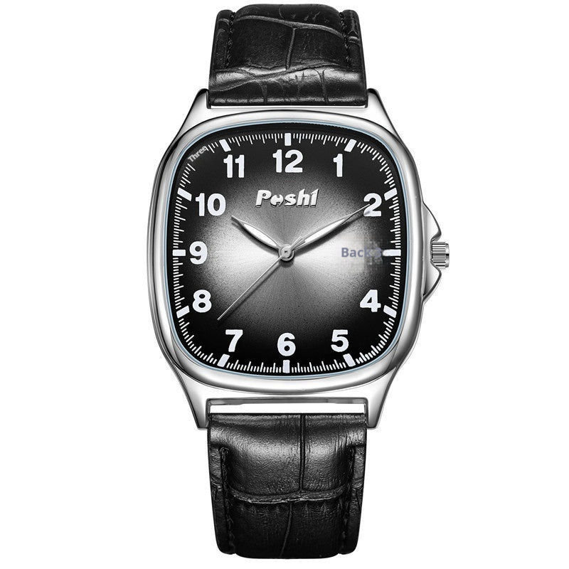 POSHI Men Quartz Watch Fashion Leather Strap Quartz Watches Waterproof Luminous Calendar Luxury Casual Sport Men's Wristwatch Male Clock - Acquisti Online