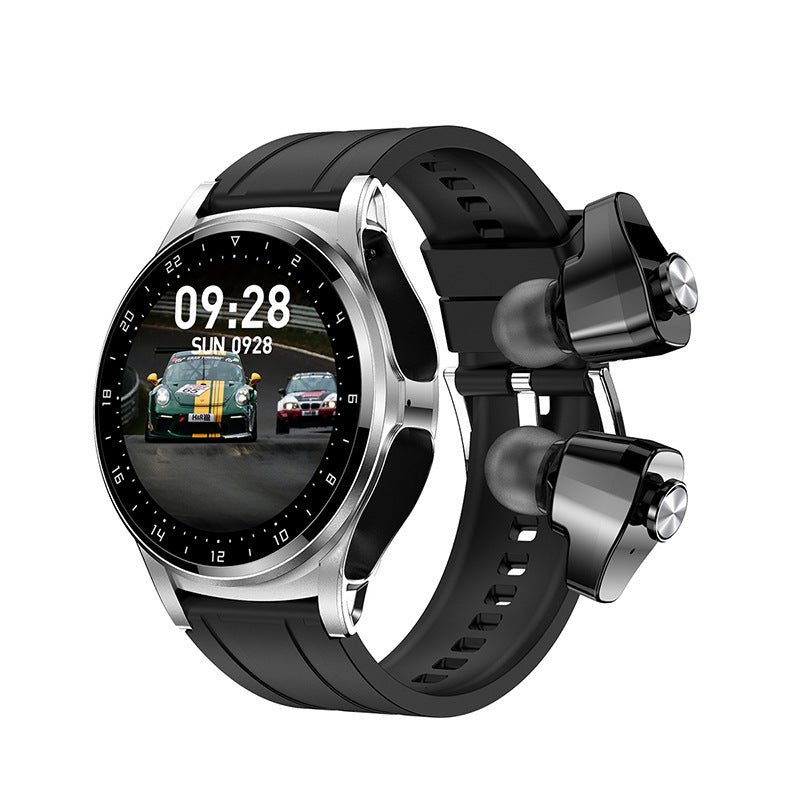 Smart Watch TWS 2 in 1 Bluetooth HD Chiamata vocale con auricolare