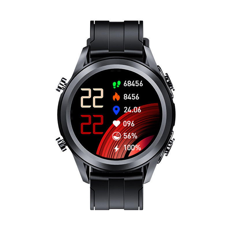 Auricolare Bluetooth da uomo con cardiofrequenzimetro, pressione sanguigna, tecnologia sportiva, orologio intelligente