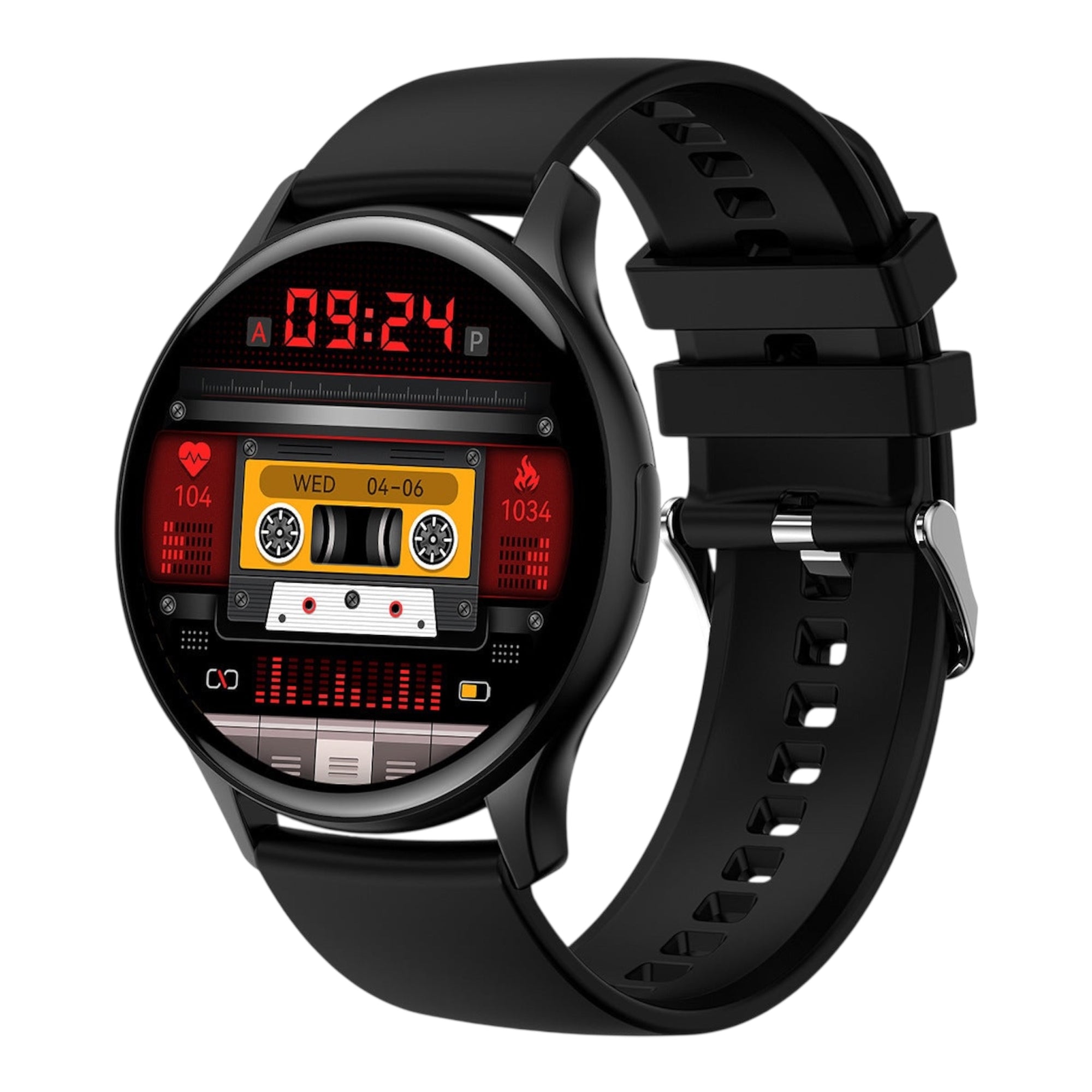 HK89 Smart Watch AMOLED-scherm NFC Bluetooth-oproepgezondheidsmonitoring Slimme herinnering Sport Smartwatch voor Android iOS