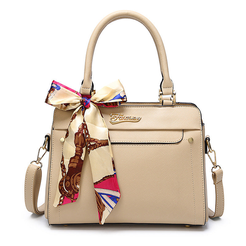 Women Handbag PU Large Capacity Women Shoulder Bag Cross pattern Kelly bag women's portable Shoulder bag