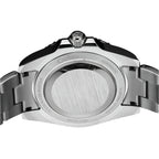 CADISEN Orologi meccanici da uomo di alta marca, orologio automatico di lusso in zaffiro NH35, orologio Yacht-Master 40 in acciaio inossidabile, orologio meccanico luminoso