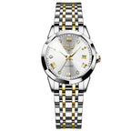 LIGE Top Luxury Elegant Watch for Women Waterproof Luminous Date Ladies Watch Stainless Steel Quartz Women's Watches