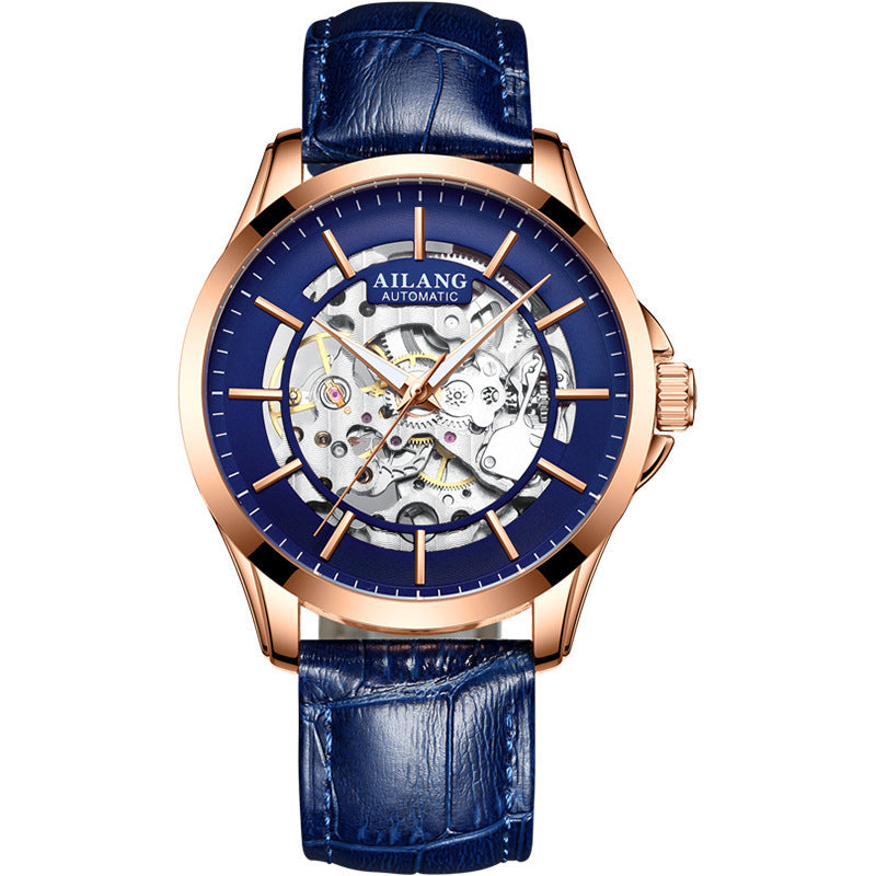 Orologio meccanico automatico AILANG da uomo con tourbillon luminoso e impermeabile 