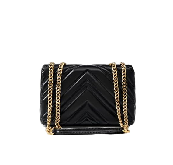 Women's Fashionable Shoulder Bag Orginal Cowhide Leather Large Capacity Women's Chain Square Shoulder Messenger Bag