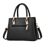 Women's Fashionable Handbag One Shoulder Bag Litchi Pattern Large Capacity Crossbody Shoulder Bag Women Handbag