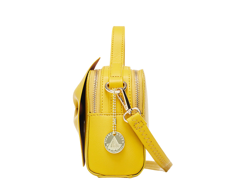 Italian women's style bow shoulder bag