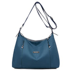 Women's Fashionable Shoulder Bag Large Capacity Oxford Cloth Handbag Zipper Pocket Crossbody Women Shoulder Bag