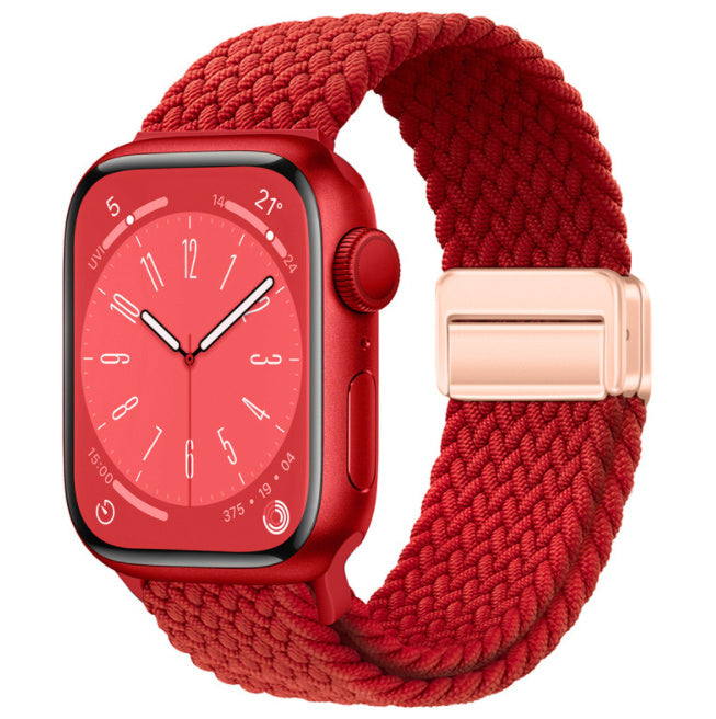 Smart Apple Watch Band Braided Solo Loop Band Magnetic Buckle Band MultiFunction Sports Mode iWatch - Acquisti Online