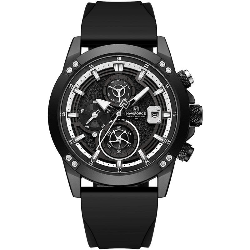 NAVIFORCE Original Men Watch Sport Army Wristwatch Top Brand Luxury Military Chronograph Calendar Quartz Men's Watch