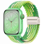 Smart Apple Watch Band Braided Solo Loop Band Magnetic Buckle Band MultiFunction Sports Mode iWatch