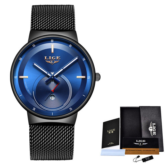 Modieus waterdicht quartzhorloge voor heren