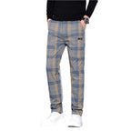 Men's Plaid Casual Pants All-matching