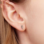 S925 Silver Small Sea Women's Stud Earrings