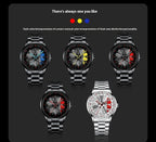 Men's Luxury Car Wheel Watch for Men Brand AMG Rim Dial Fashion Men's Watch 3D Waterproof Men's Watch