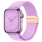 Smart Apple Watch Band Braided Solo Loop Band Magnetic Buckle Band MultiFunction Sports Mode iWatch