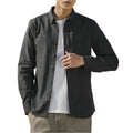 Men's Fashionable Casual Shirt Slim Fit Solid Color Cotton Fiber Shirt Long Sleeve Shirt Men's Casual Fashion Shirt