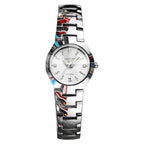 Women's Fashionable Luxury Quartz Watch Waterproof Rhinestone Crafted Luminous  Lightweight Women Quartz Watch