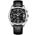 CUENA 6811 Ultra Thin Belt Mesh Men's Quartz Watch with Minimalist Calendar Fashion Waterproof Men's Watch Men's Multi-functional Watch