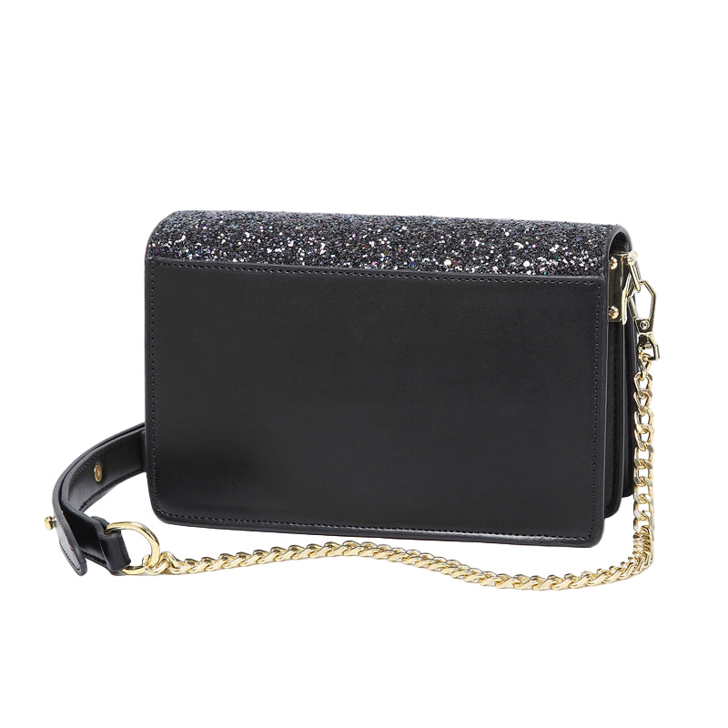 Dames Starry Sky Schoudertas Sequin Crossbody tas Kleine Vierkante Tas Mode Hoge kwaliteit Ketting Dames Crossbody Tas