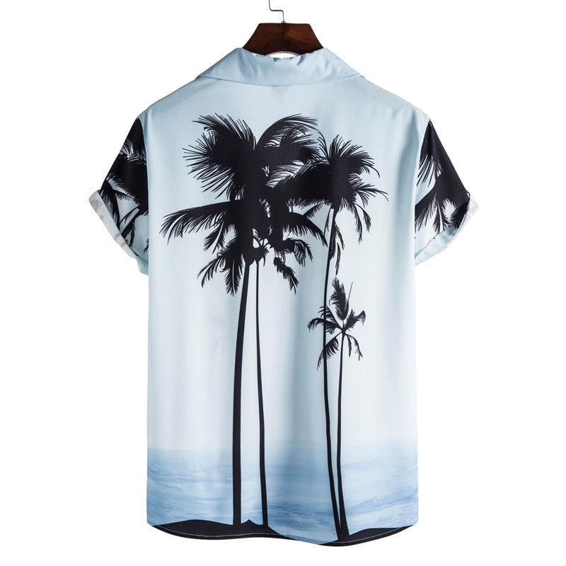 Modieus zomer heren strandshirt