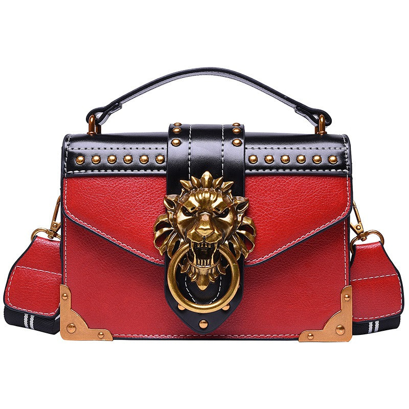 Retro PU handbag single shoulder crossbody small square bag crossbody bag - Acquisti Online