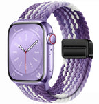 Smart Apple Watch Band Braided Solo Loop Band Magnetic Buckle Band MultiFunction Sports Mode iWatch