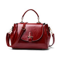 Dames modieuze schoudertas originele leren grote capaciteit crossbody tas ritsvak schouder messenger bag