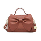 Italian women's style bow shoulder bag